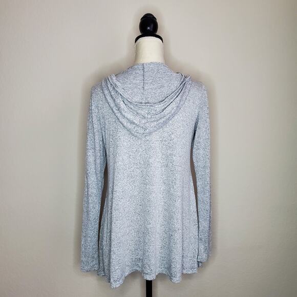 Urban Outfitters Gray Hooded Cardigan Medium - Picture 3 of 6